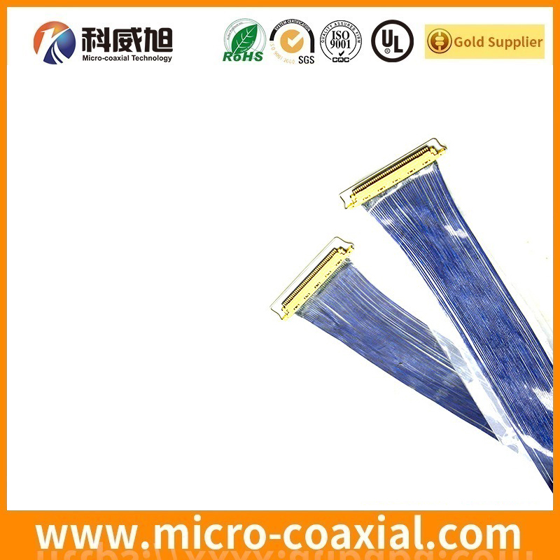 customized I-PEX 20142-040U-20F MFCX LVDS cable I-PEX 1968-0502 LVDS eDP cable vendor