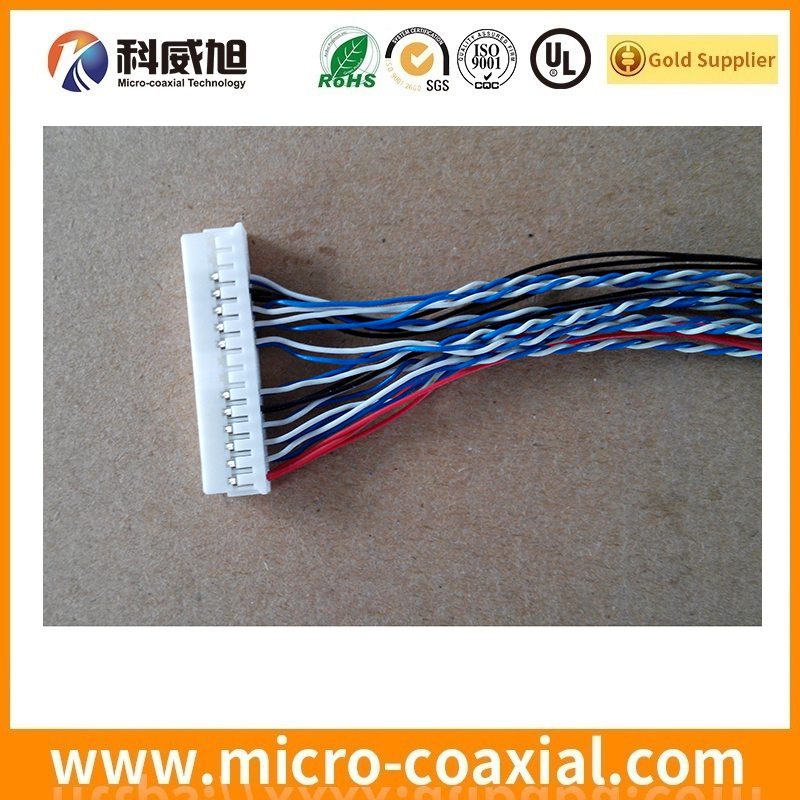 customized I-PEX 20152-050U-20F fine pitch harness LVDS cable I-PEX 20143-020E-20F LVDS eDP cable manufactory