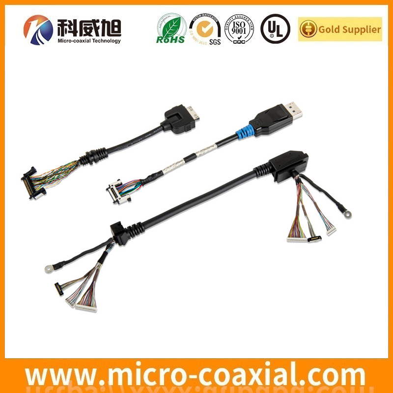 customized I-PEX 20327-010E-12S fine-wire coaxial LVDS cable I-PEX 20474-030E-12 LVDS eDP cable factory