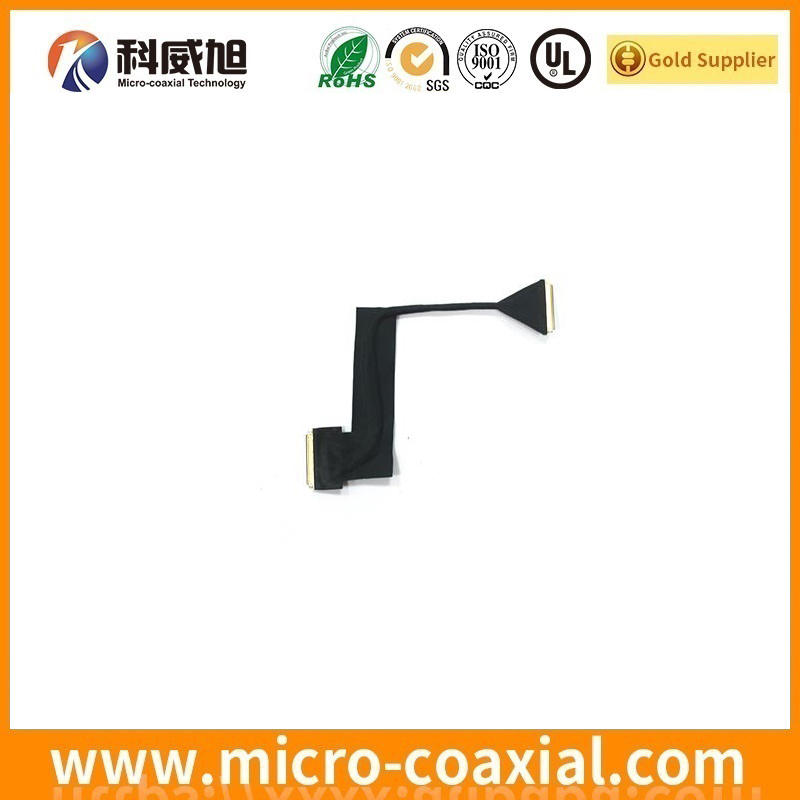 customized I-PEX 20346-015T-11 fine pitch LVDS cable I-PEX 20142-030U-20F LVDS eDP cable supplier