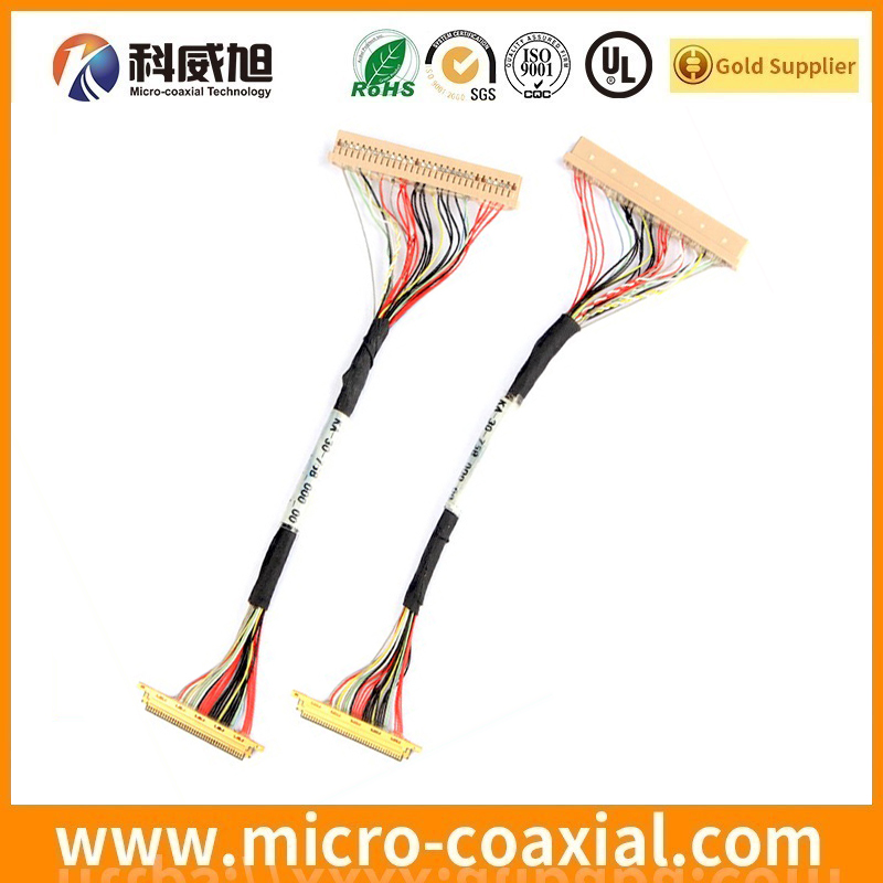 customized I-PEX 20346-030T-02 MFCX LVDS cable I-PEX 20321-040T-11 LVDS eDP cable supplier