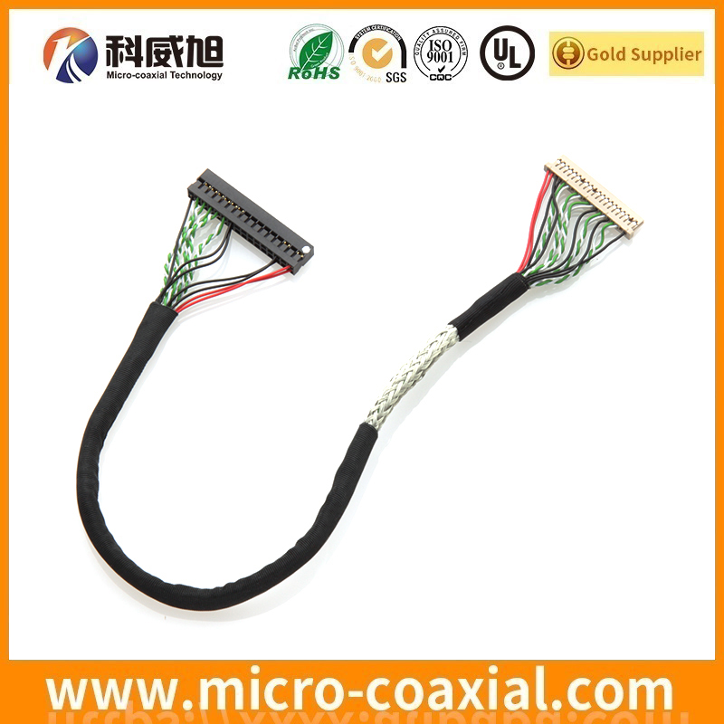 customized I-PEX 20373-R10T-03 micro coax LVDS cable I-PEX 20633-350T-01S LVDS eDP cable factory.JPG