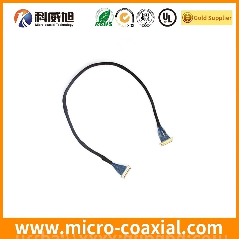 customized I-PEX 20374 micro coaxial LVDS cable I-PEX CABLINE-UA II LVDS eDP cable manufacturer