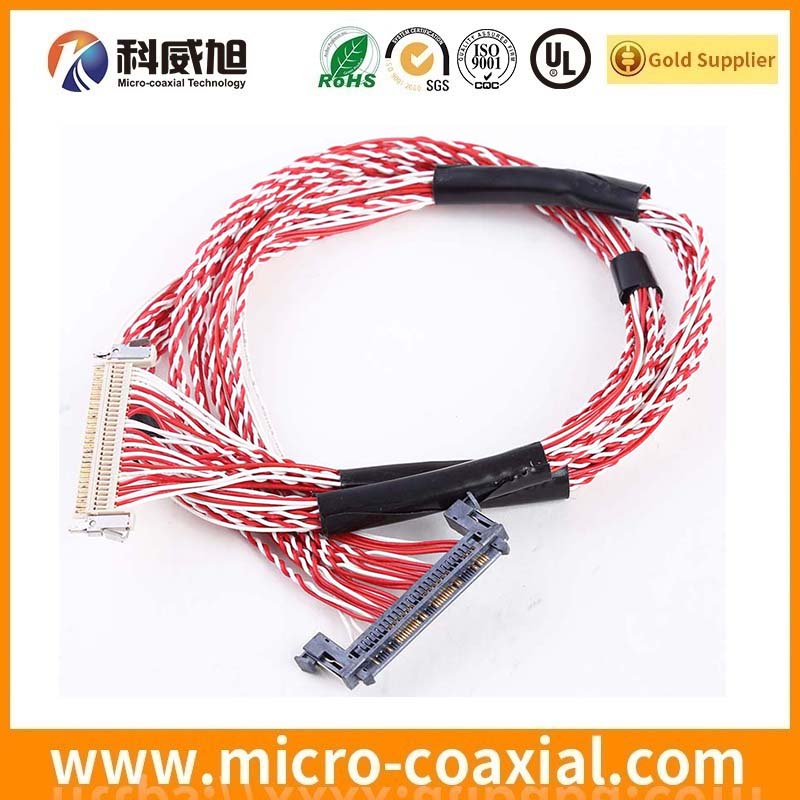 customized I-PEX 20380-R50T-16 MCX LVDS cable I-PEX 20329 LVDS eDP cable manufacturer