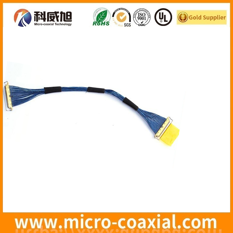 customized I-PEX 20380 micro flex coaxial LVDS cable I-PEX 20633-360T-01S LVDS eDP cable provider