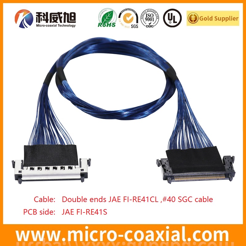 customized I-PEX 20410-030U board-to-fine coaxial LVDS cable I-PEX 20533-040E LVDS eDP cable Manufacturer