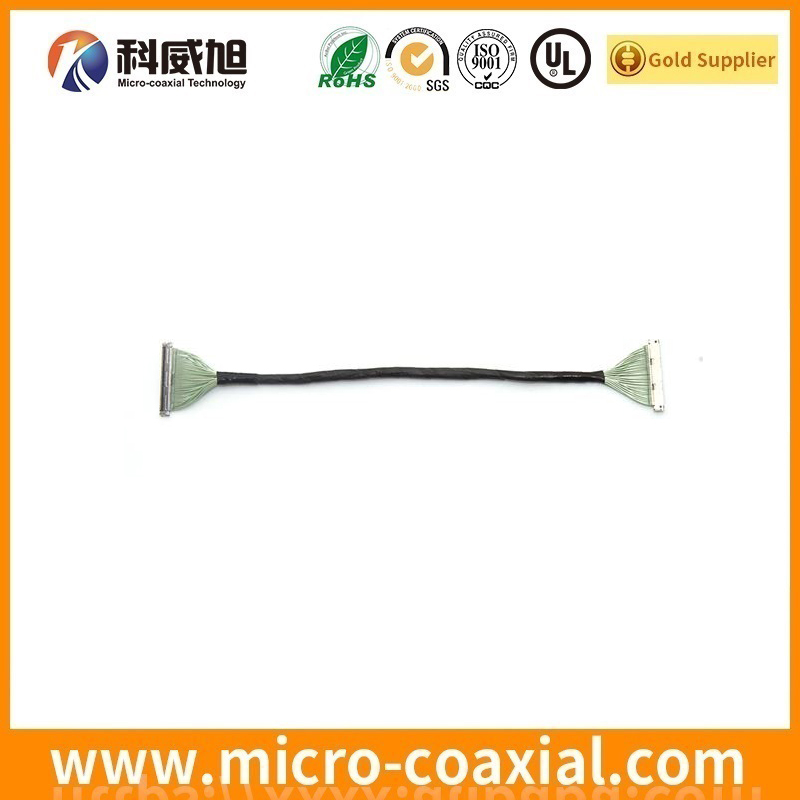 customized I-PEX 20454-250T fine wire LVDS cable I-PEX 20152-030U-20F LVDS eDP cable provider