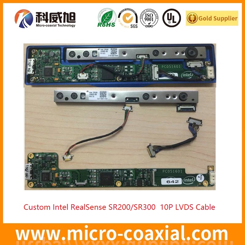 customized I-PEX 20454-250T micro coaxial LVDS cable I-PEX 3298-0301 LVDS eDP cable vendor