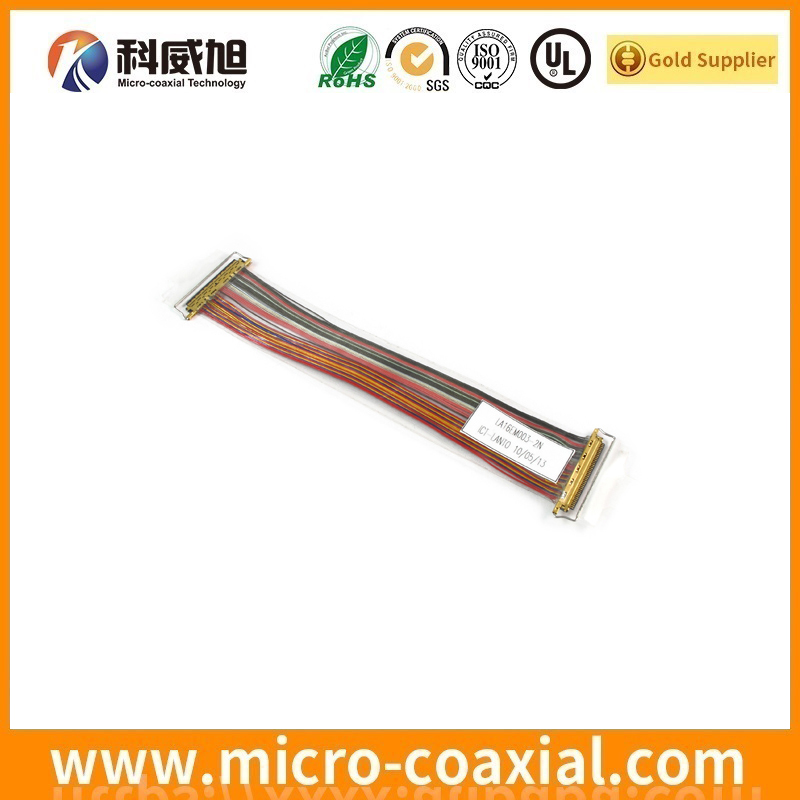 customized I-PEX 20496-026-40 micro coaxial connector LVDS cable I-PEX 3400 LVDS eDP cable manufacturing plant