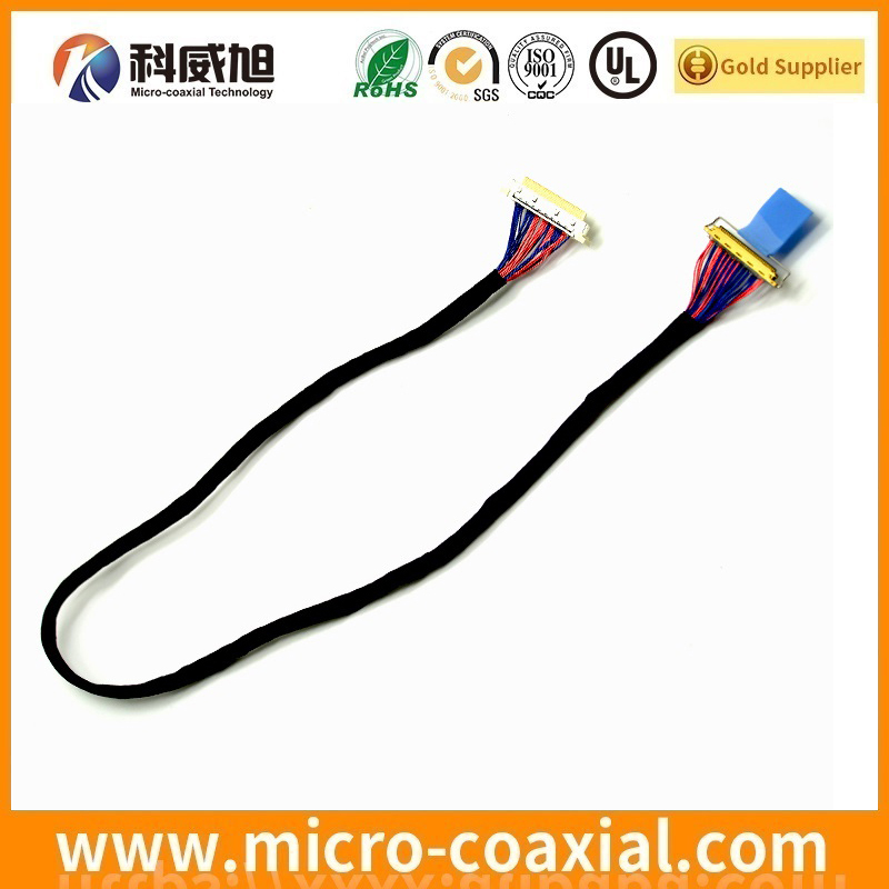 customized I-PEX 20504-044T-01F fine pitch harness LVDS cable I-PEX 20374-R14E-31 LVDS eDP cable Factory