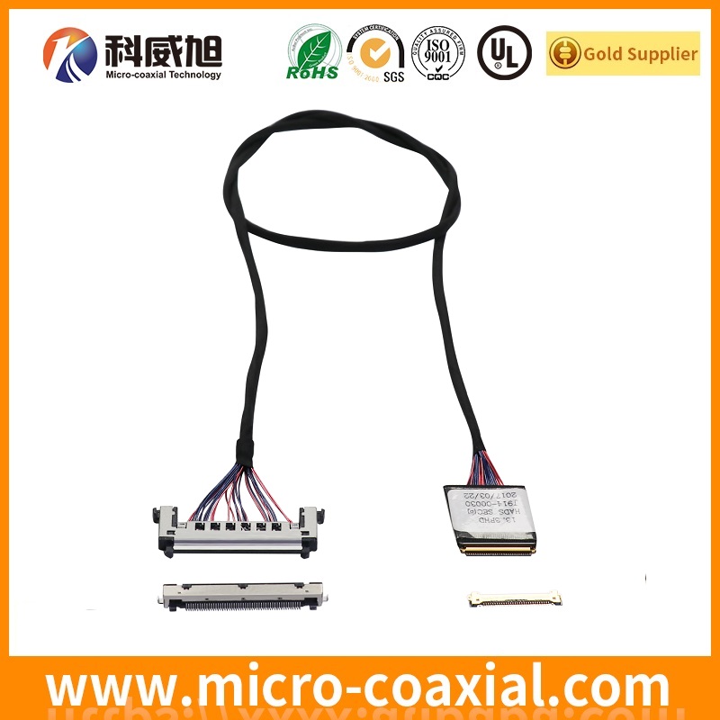 customized I-PEX 20879-040E-01 ultra fine LVDS cable I-PEX 2766-0401 LVDS eDP cable Provider