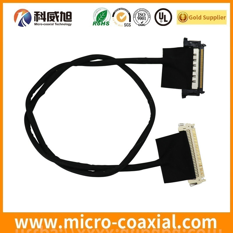 customized I-PEX 2182-040-04 micro coaxial LVDS cable I-PEX 3300 LVDS eDP cable Manufacturer