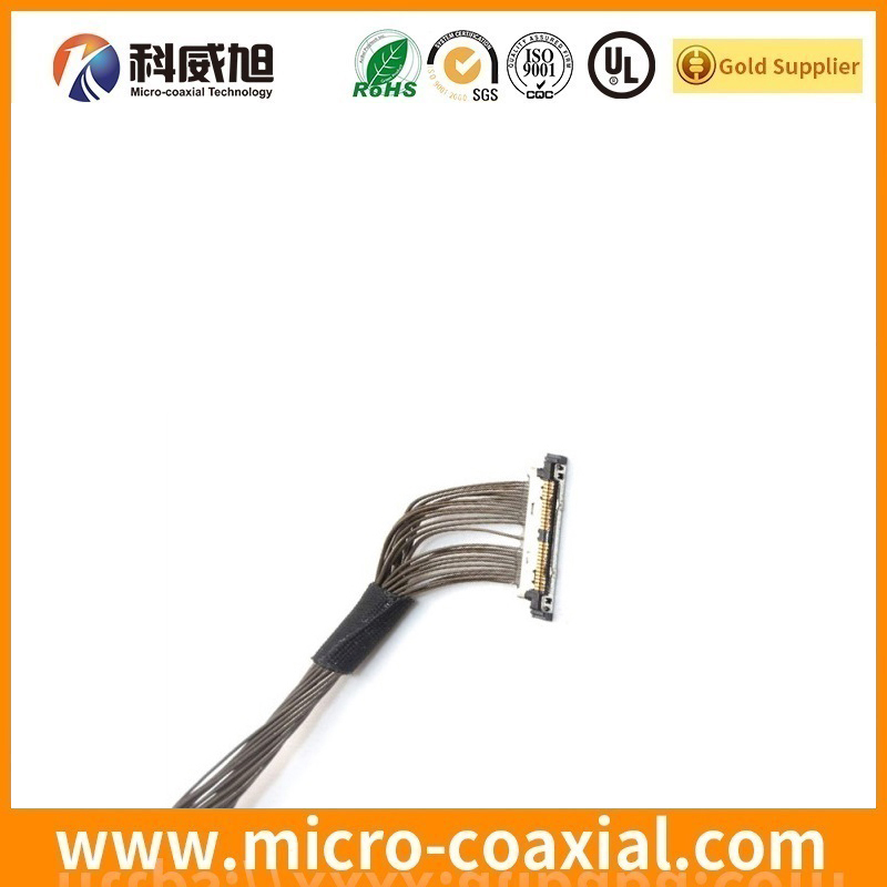 customized I-PEX 2576-150-00 board-to-fine coaxial LVDS cable I-PEX 2766-0601 LVDS eDP cable provider