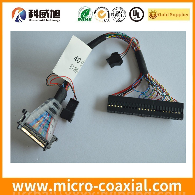 customized I-PEX 2679-040-10 Fine Micro Coax LVDS cable I-PEX 20324-032E-11 LVDS eDP cable Provider
