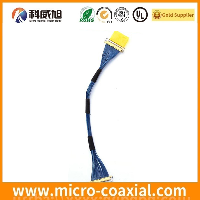 customized I-PEX 2764-0301-003 Micro Coaxial LVDS cable I-PEX 20422-031T LVDS eDP cable manufacturing plant