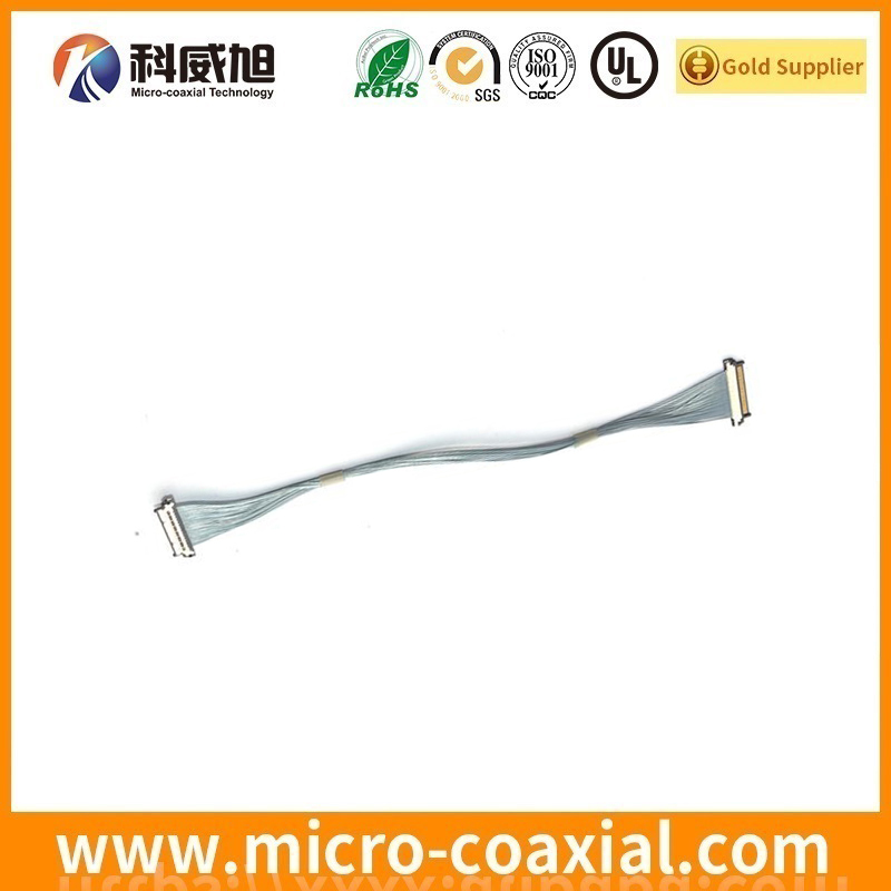 customized I-PEX 3298 micro coaxial LVDS cable I-PEX 20496-050-40 LVDS eDP cable provider