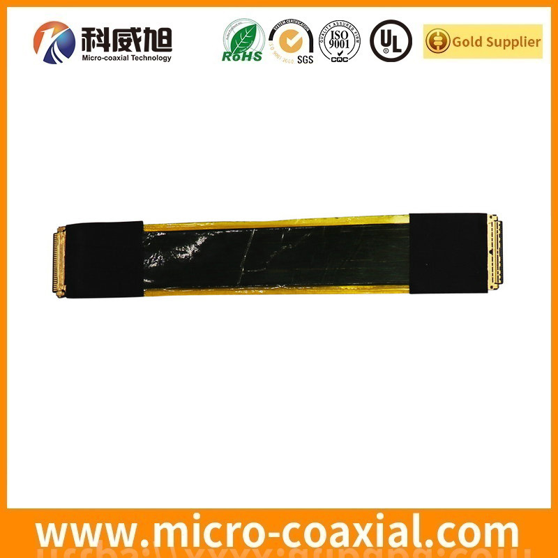 customized JF08R051-CN micro coaxial connector LVDS cable I-PEX 20525-240E-02 LVDS eDP cable vendor