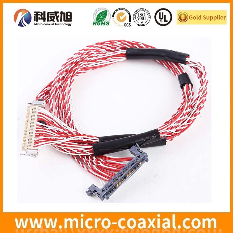 customized MDF76TW-30S-1H(58) Micro Coaxial LVDS cable I-PEX 20505-044E-01G LVDS eDP cable Manufacturer