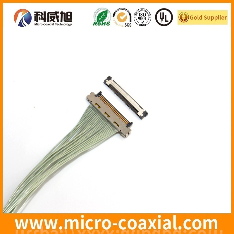 customized SSL01-10L3-0500 micro coaxial LVDS cable I-PEX 20346-030T-32R LVDS eDP cable provider