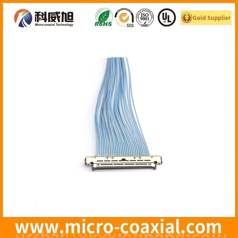 Built 2023314-3 Micro-Coax LVDS cable I-PEX 20423-H41E LVDS eDP cable provider