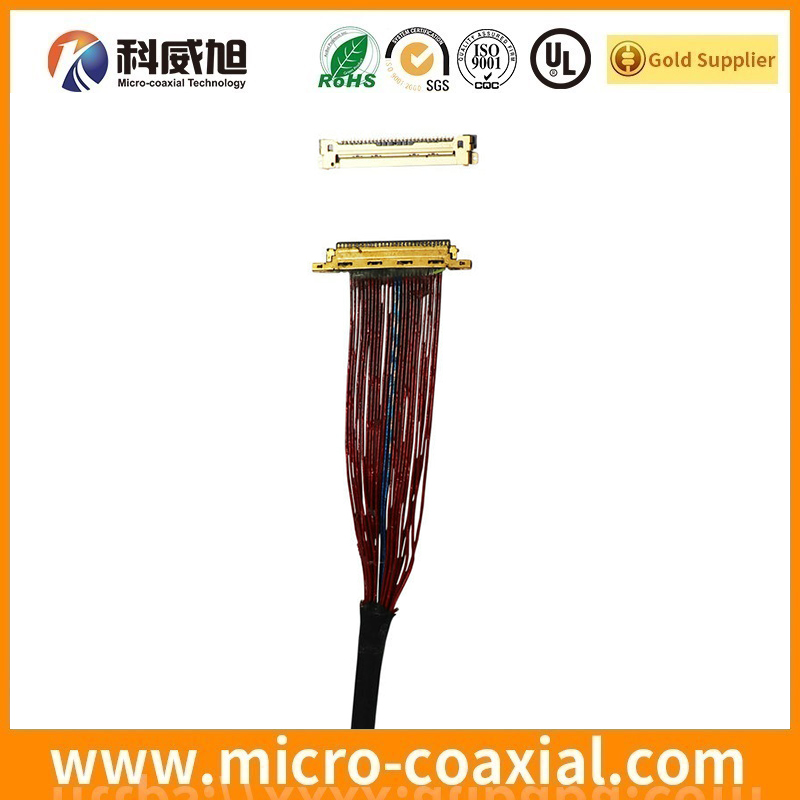 Built 2023488-1 micro wire LVDS cable I-PEX 20455-040E-99 LVDS eDP cable provider