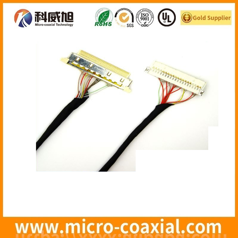 Built 8-2069716-3 micro coaxial connector LVDS cable I-PEX 20323-050E-12 LVDS eDP cable Factory