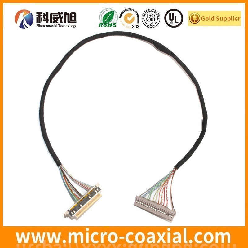 Built DF36-15S-0.4V(51) micro coaxial LVDS cable I-PEX 20846-040T-01 LVDS eDP cable factory