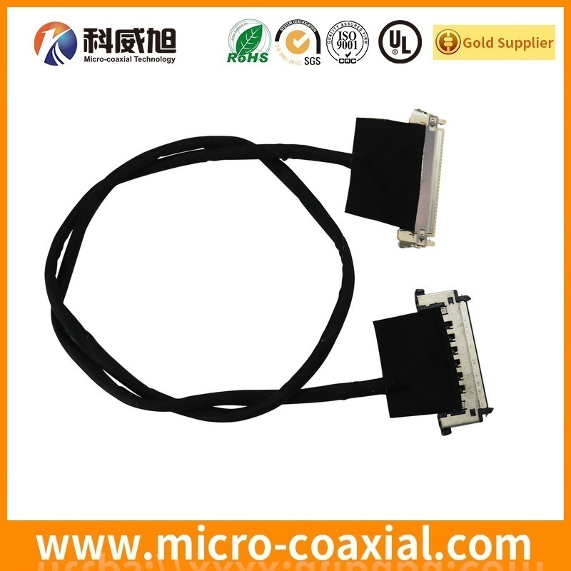 Built DF36-25P-0.4SD micro-coxial LVDS cable I-PEX 3493-0301 LVDS eDP cable manufacturing plant
