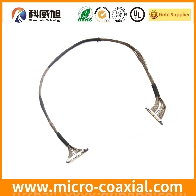 Built FI-RE51S-HF-CM-R1500 fine pitch connector LVDS cable I-PEX 20336-Y44T-01F LVDS eDP cable Manufacturing plant