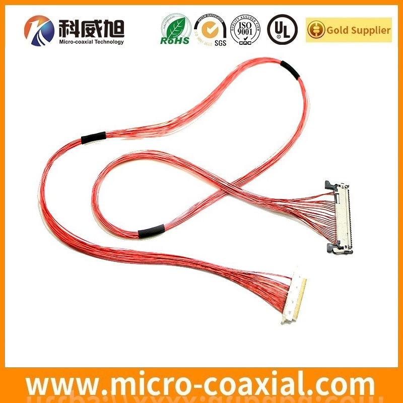 Built FI-W13P-HFE-E1500 fine pitch connector LVDS cable I-PEX 20849-030E-01 LVDS eDP cable manufactory