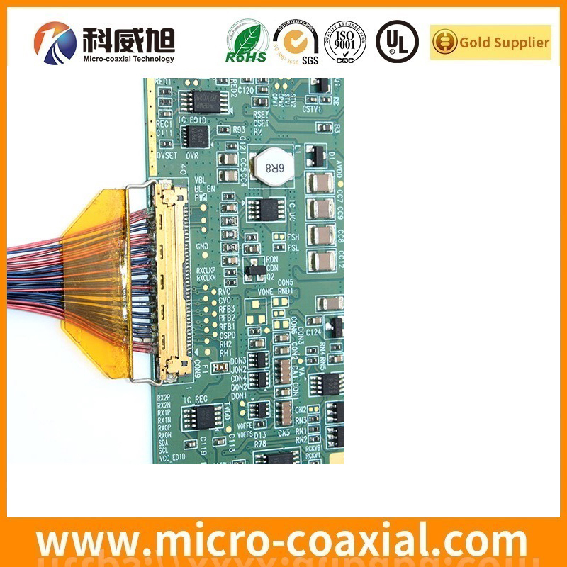 Built I-PEX 20374-R50E-31 fine micro coax LVDS cable I-PEX 20374-R14E-31 LVDS eDP cable supplier