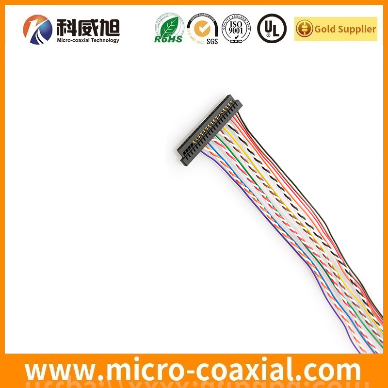 Built I-PEX 20386-Y30T-12F fine micro coaxial LVDS cable I-PEX 1968-0322 LVDS eDP cable Supplier