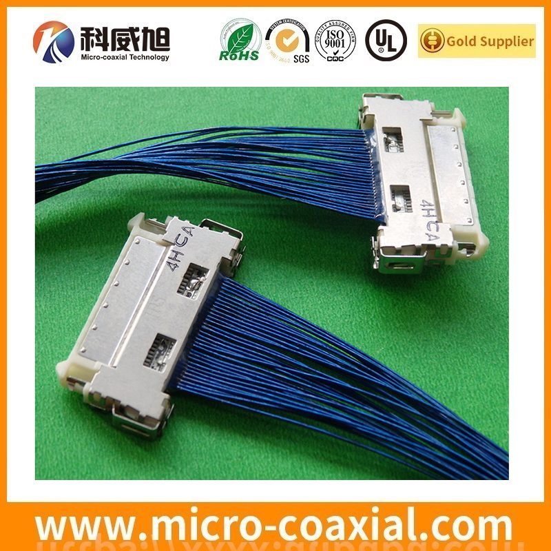 Custom 2023517-1 fine pitch LVDS cable I-PEX 20380-R32T-06 LVDS eDP cable supplier