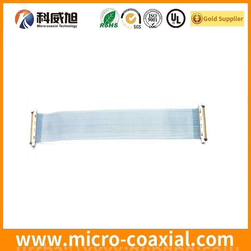 Custom FI-JW34C-C-R3000 fine micro coaxial LVDS cable I-PEX 20437-040T-01 LVDS eDP cable manufacturing plant