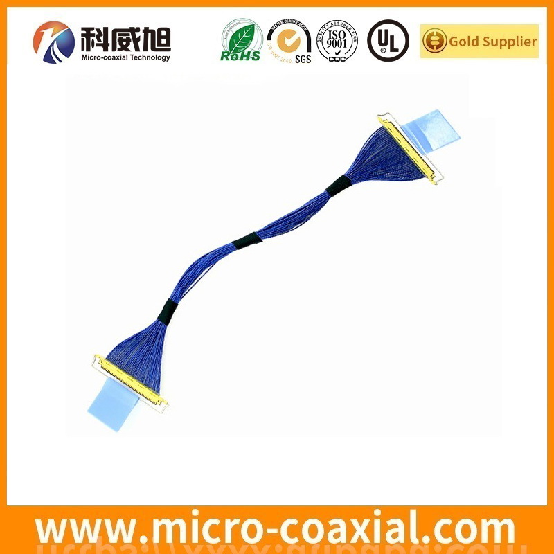 Custom FI-RC3-1A-1E-15000R MCX LVDS cable I-PEX 20320-040T-11 LVDS eDP cable manufacturing plant