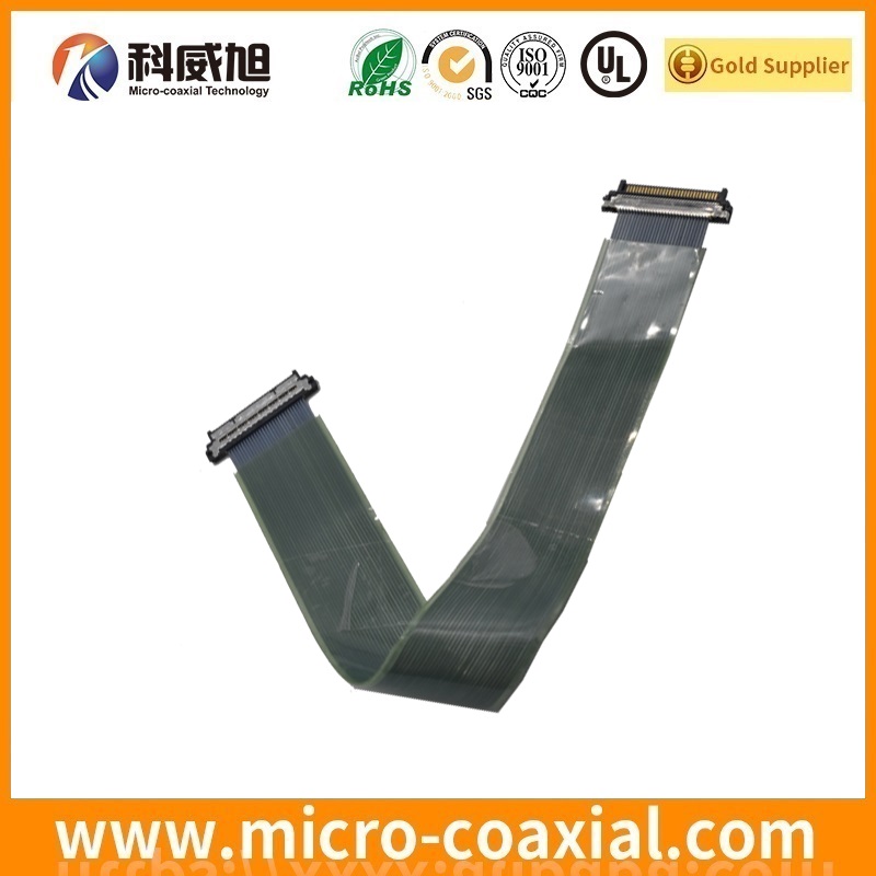 Custom FX16-21P-GNDL fine micro coax LVDS cable I-PEX 20186-020E-11F LVDS eDP cable Manufacturing plant