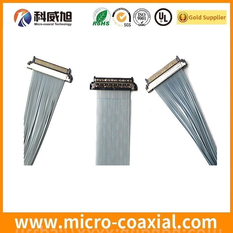 Custom I-PEX 20326-030T-02 Fine Micro Coax LVDS cable I-PEX 20849-030E-01 LVDS eDP cable Manufacturer