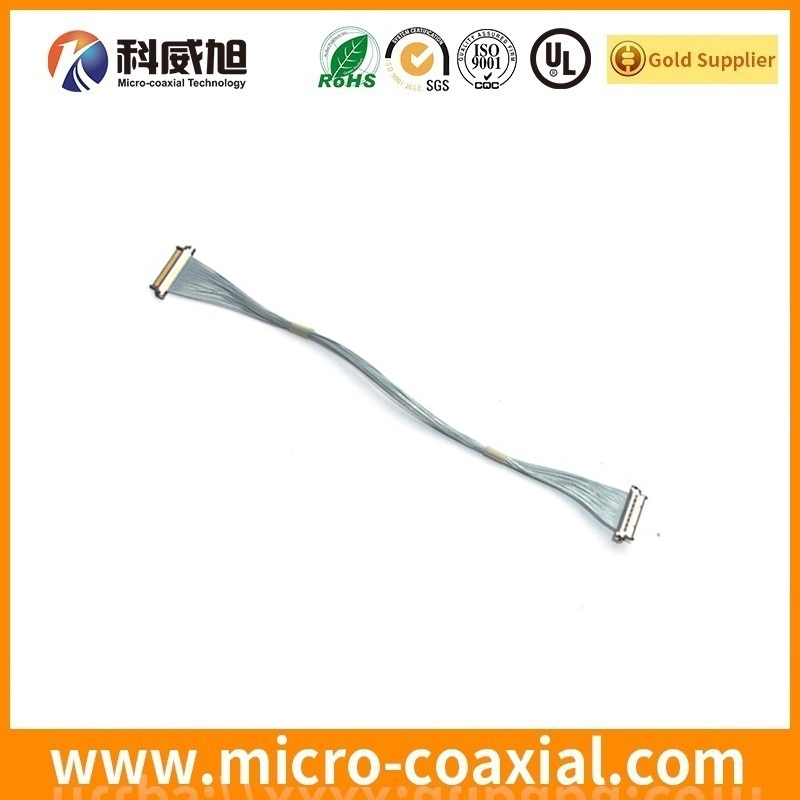Custom I-PEX 20347-015E-01 Fine Micro Coax LVDS cable I-PEX 20777 LVDS eDP cable Manufacturing plant