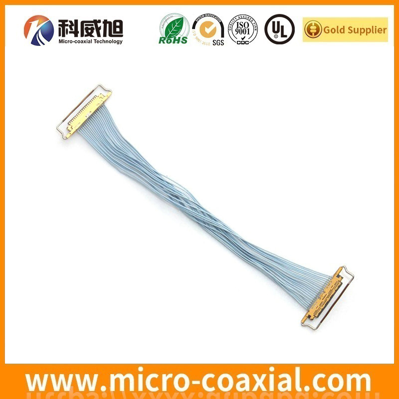 Custom I-PEX 20453 micro flex coaxial LVDS cable I-PEX 2618 LVDS eDP cable manufacturer