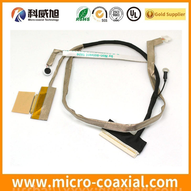 Custom I-PEX 20454-030T micro coax LVDS cable I-PEX 20423-V41E LVDS eDP cable vendor