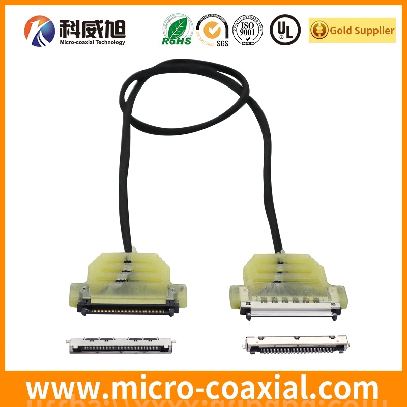 Custom I-PEX 20454-350T-01 micro-miniature coaxial LVDS cable I-PEX 20330-044E-212G LVDS eDP cable Supplier