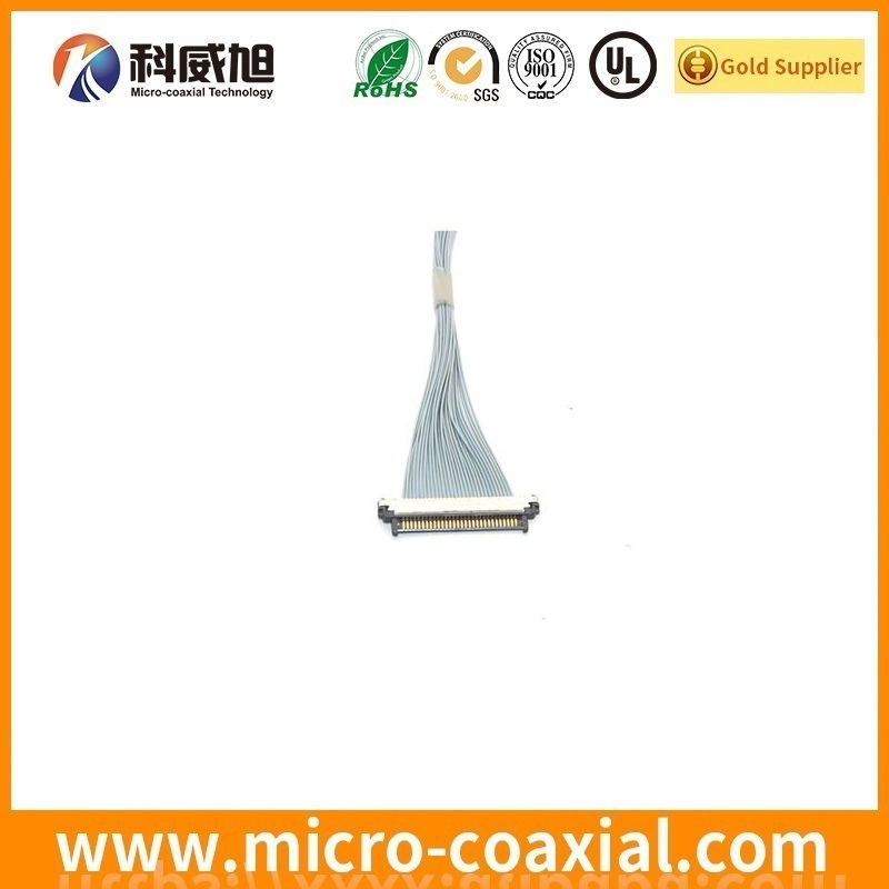 Custom I-PEX 20879-030E-01 thin coaxial LVDS cable I-PEX 3488-0301 LVDS eDP cable Supplier