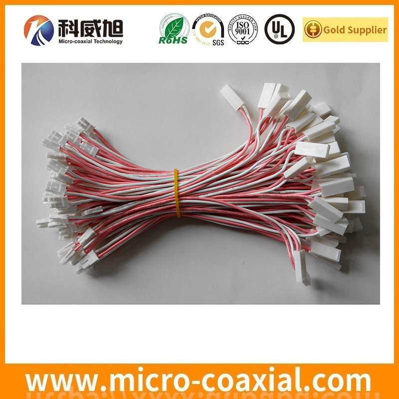 Custom I-PEX 2496-040 micro flex coaxial LVDS cable I-PEX 1968-0282 LVDS eDP cable Vendor