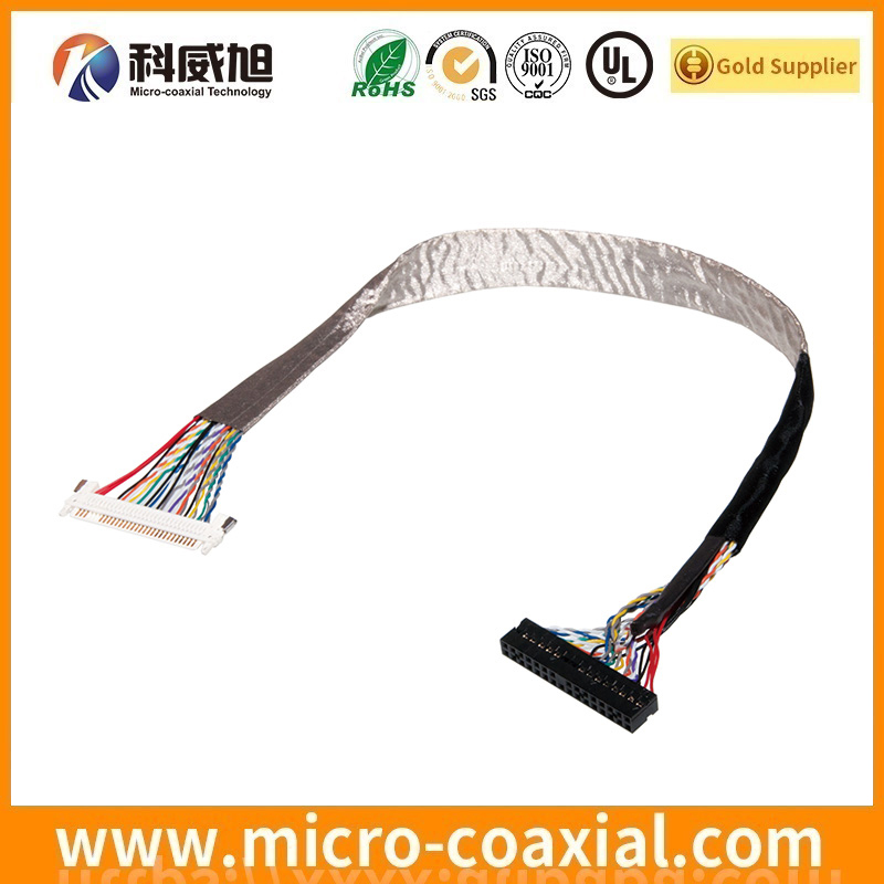 Custom I-PEX 2764-0401-003 fine micro coaxial LVDS cable I-PEX CABLINE-CA II LVDS eDP cable manufacturer