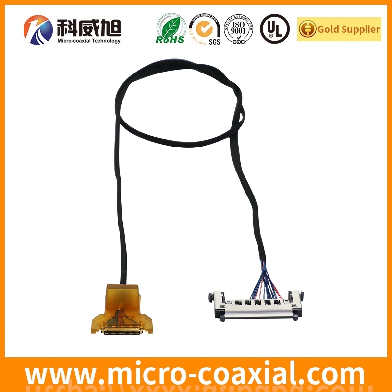 Custom SSL01-10L3-1000 fine micro coaxial LVDS cable I-PEX 20453-320T-13 LVDS eDP cable Factory