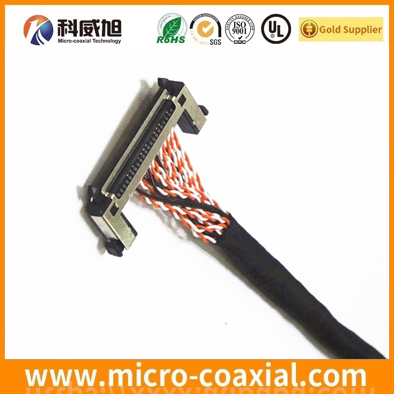 Custom SSL20-20SB Micro Coax LVDS cable I-PEX 20496-050-40 LVDS eDP cable Manufactory