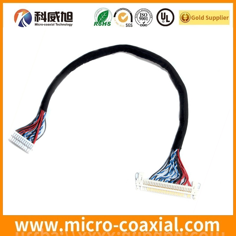 Custom USLS21-34 ultra fine LVDS cable I-PEX 20496-032-40 LVDS eDP cable Manufactory