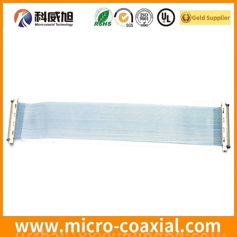 Custom XSLS01-30-C ultra fine LVDS cable I-PEX 20879-040E-01 LVDS eDP cable Factory