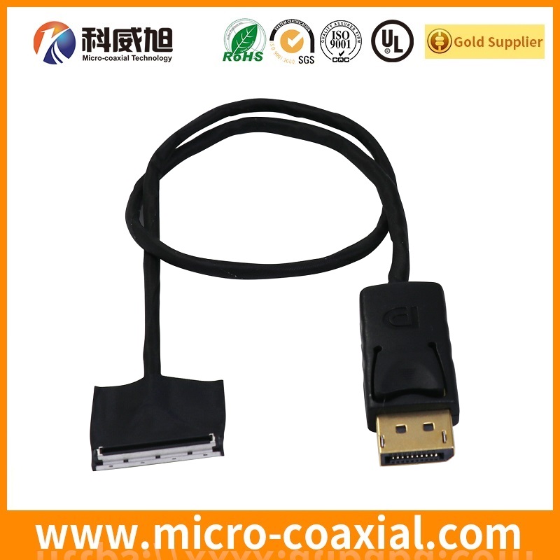 Manufactured DF36-20P-0.4SD(51) micro coax LVDS cable I-PEX 20142-030U-20F LVDS eDP cable factory