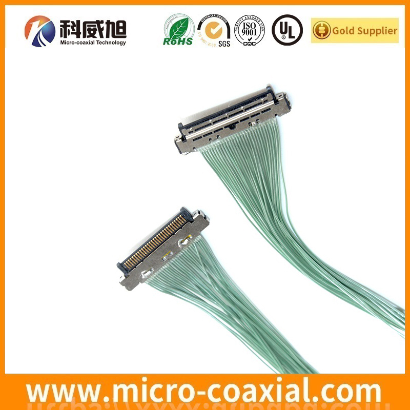 Manufactured FX16M2-41S-0.5SH(30) MCX LVDS cable I-PEX 20474-040E-12 LVDS eDP cable manufactory